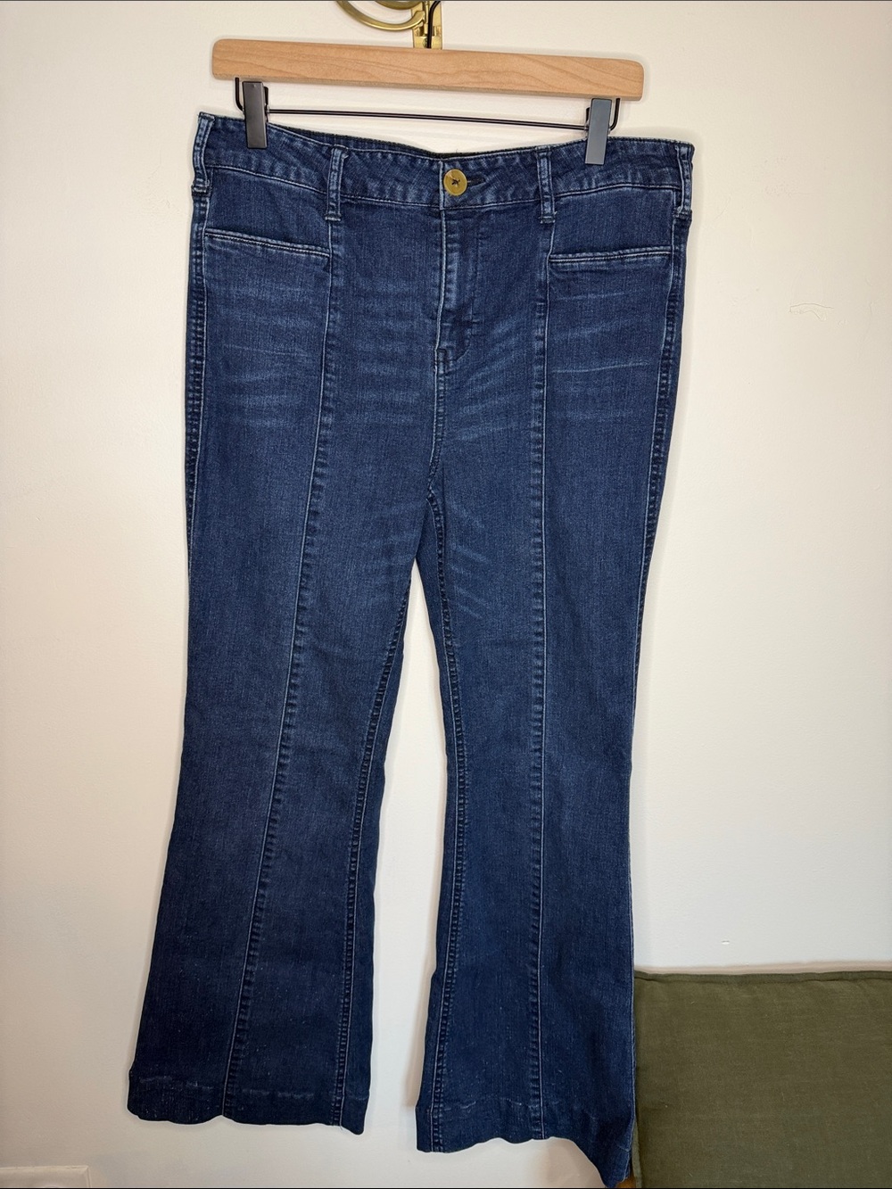 Altar'd State Dark Blue Flared Jeans